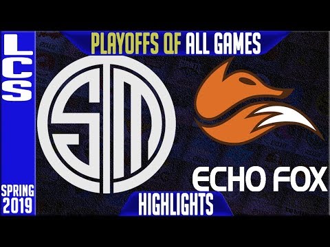TSM vs FOX Highlights ALL GAMES | LCS Playoffs Quarterfinals Spring 2019 | Team Solomid vs Echo Fox