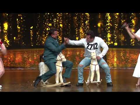 Two legends on stage Here Grand Master Mithun and Salman Khan most funny moment.   Must watch