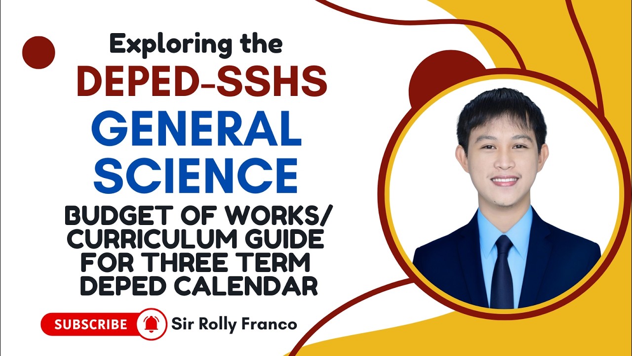 DepEd 3-Term Calendar Explained | New Budget of Work for SHS General Science