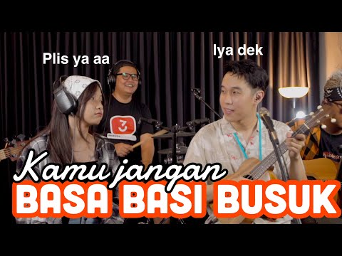 3PEMUDA BERBAHAYA X SALLSA BINTAN X IGO JALAN JALAN - BASA BASI BUSUK ( LIVE AKUSTIK )