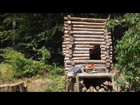 Blockhütten rundgang