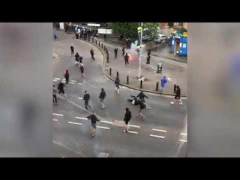 Hooligans Rangers FC and NK Osijek Europe League