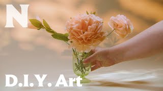 How to create paper flowers inspired by Berthe Morisot | D.I.Y. Art