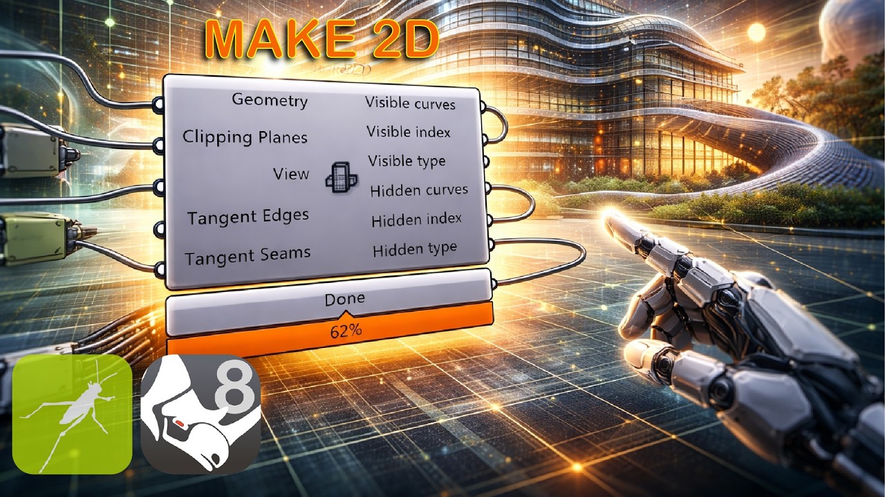 Make 2D using Grasshopper for Rhino Parametric Script and Full Length Tutorial
