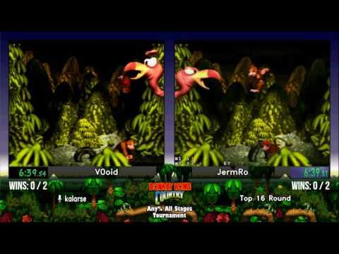 V0oid vs JermRo.  Donkey Kong Country Tournament 2017