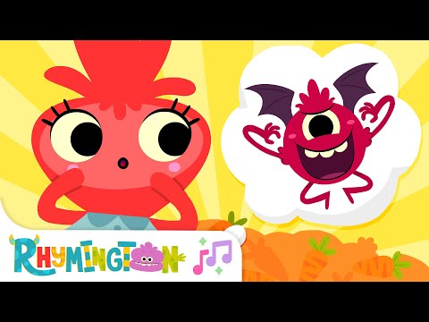 There's A Monster In My Tummy | Hungry Kids Song | Rhymington Square