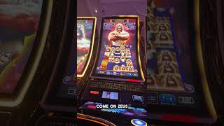 $20 Slots Blitz Play, Zeus gave us some Money #slot #casino #gambling