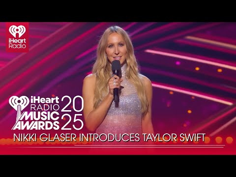 Nikki Glaser Introduces Taylor Swift At The 2025 iHeartRadio Music Awards