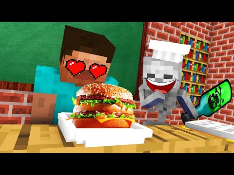 Monster School : COOKING - Minecraft Animation