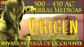 GRECIA | Las INVASIONES PERSAS【500-430 AC】💥🛑 GUERRAS MEDICAS, ATENAS, ESPARTA 💥 DOCUMENTAL