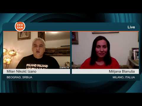 Kako da pobedimo virus-Italija, Milano - Deo sam. - Lanac ljubavi - Izano i gosti - Milijana Blanuša