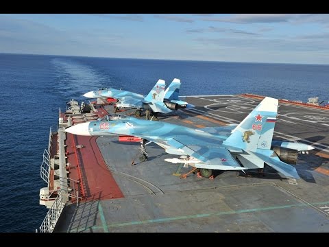 Sukhoi's Aircraft Carrier Display Operations | Sukhoi Su-33 Flanker-D Extreme Landing Attempt