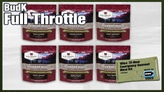 Wise 72-Hour Emergency Gourmet Meal Kit - $36.95