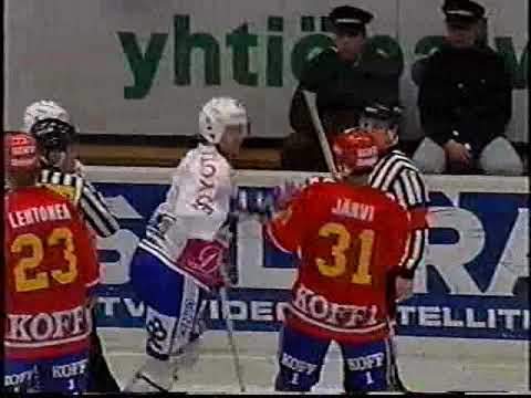 HIFK - JyP HT, 1993 puolivälierien kuumia tunnelmia.