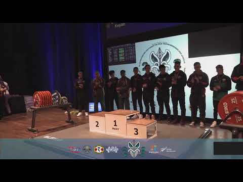 Commonwealth Powerlifting Federation Live Stream U53 - U74 and U120+ Mens Junior Deadlifts + Medals