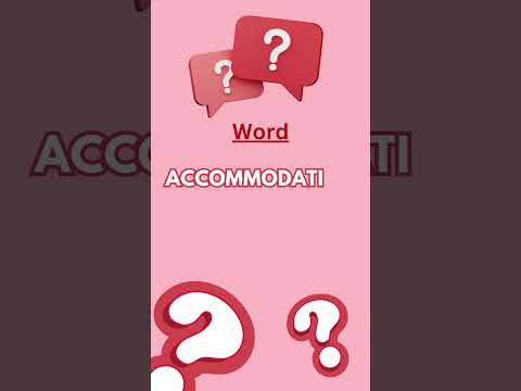 Accommodation Meaning Explained🏠|Learn English Vocabulary with Ex #shorts #english #accommodation