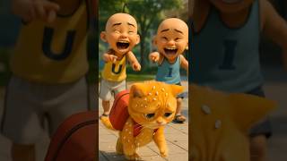 Download lagu Funny Cat Video: Upin & Ipin’s Lunch Prank and the Funny Red Paint Surprise! mp3