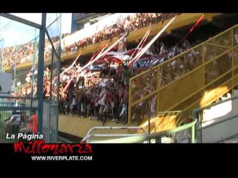 "No veo la hora, que llegue el domingo" Barra: Los Borrachos del Tablón • Club: River Plate