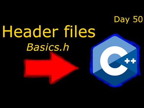 C++ Programming #50 | Header Files Basics