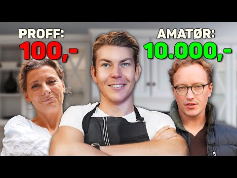 AMATØR vs PROFF KOKK: 100,- kr vs 10.000,- kr burger