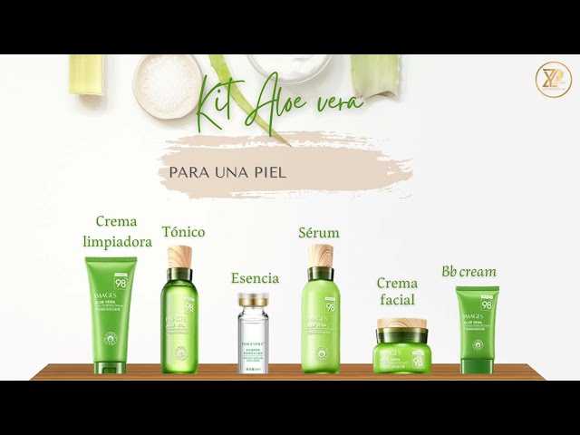 Vídeo relacionado con Kit de Cuidado Facial Aloe Vera 11 Piezas, Aloe Vera Skincare con Limpiador, Tónico, Crema, Mascarilla Facial, Hidratación, Antienvejecimiento, para Adolescentes y Mujeres