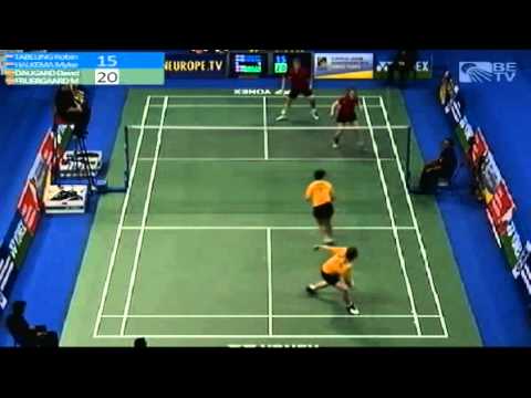 2013 European Junior Championships Final XD Daugard/Fruergaard(DEN) VS Tabeling/Halkema[3/4](NL)