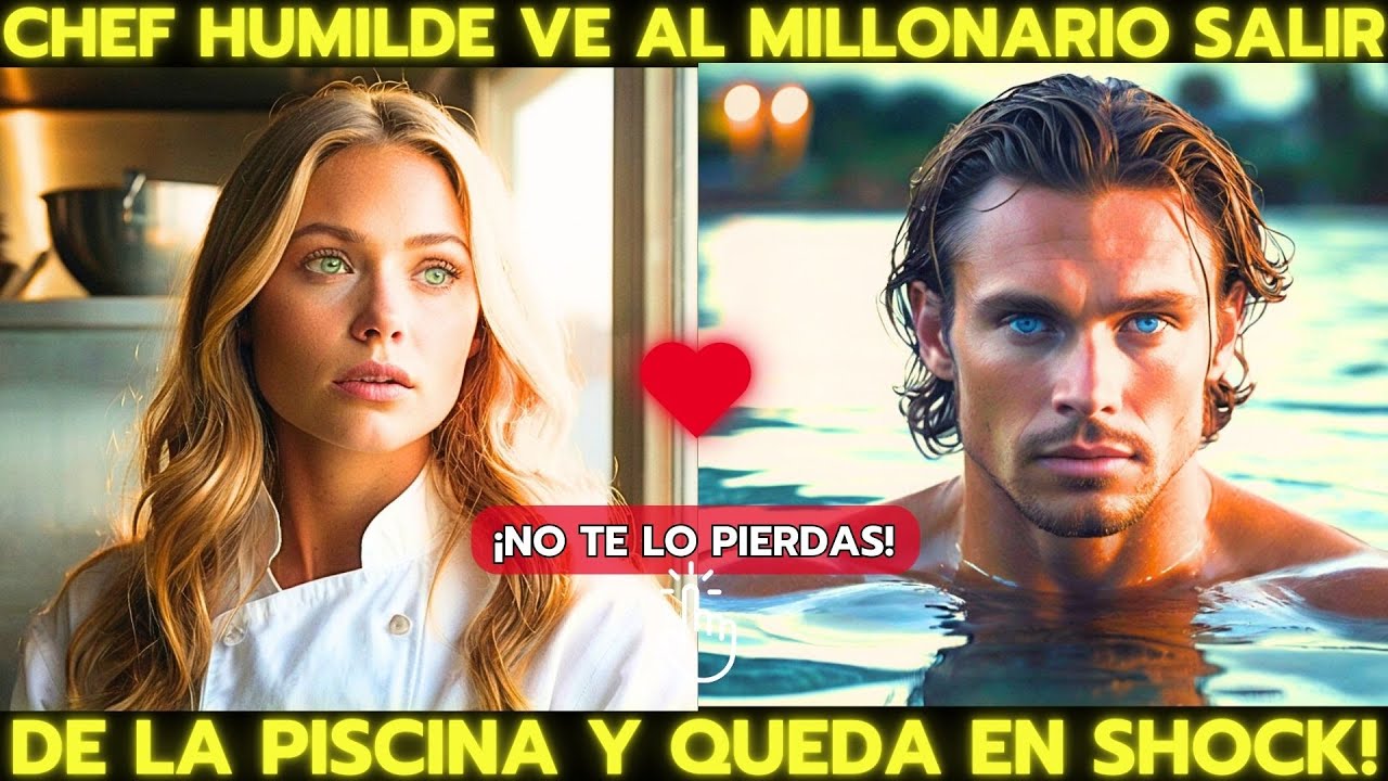 ❤️‍🔥CHEF HUMILDE SORPRENDE AL MILLONARIO SALIENDO DE LA PISCINA Y LO QUE VE LA DEJA SIN ALIENTO!