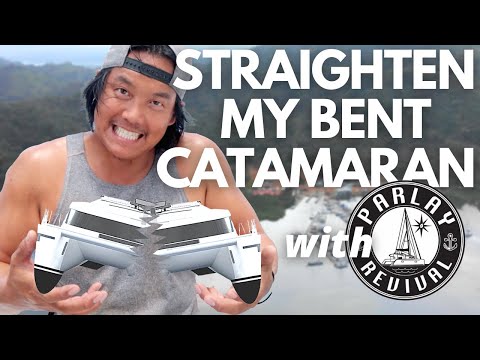 Straighten Your Bent Catamaran in 8 Simple Steps - Cracked Bulkheads on Lagoon 450