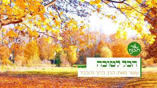 הרב ברוך זרובבל | הכל לטובה | אור בהירות הדרך