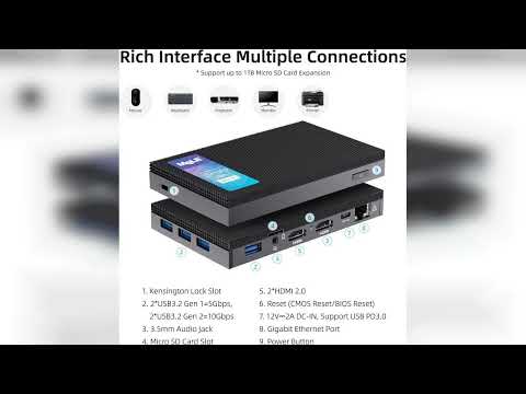 Review: MeLE Quieter3Q Fanless Mini PC 8GB DDR4 256GB ROM Tiny Desktop PC Celeron N5105(up to ...