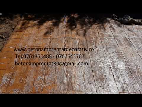 Beton Amprentat Butculești - Teleorman Tel.0761350488 -0766543767