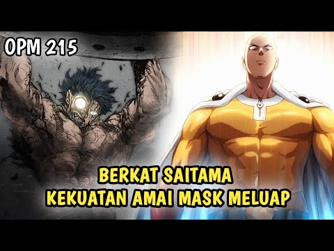 FULL POWER! THIS IS AMAI MASK'S REAL FORM, THE SUPER STRONGEST | OPM MANGA 215