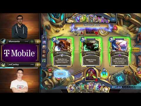 Monsanto vs jrsConley - Swiss Round 2 - Hearthstone Masters Tour Online: Montreal