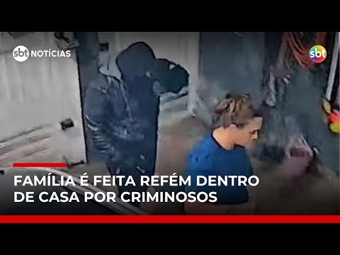 Policial civil é preso com comparsas após fazer família refém em SP | #SBTNotícias