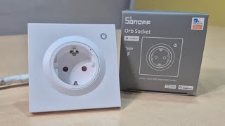 SONOFF Orb Socket Matter Üzerinden WiFi Akıllı Avrupa Duvar Prizi | WS
