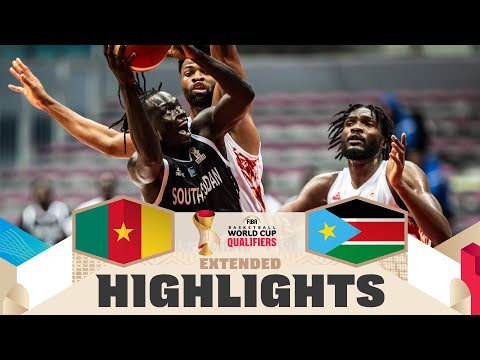 Cameroon 🇨🇲 v South Sudan 🇸🇸 | Extended Highlights | FIBA Basketball World Cup 2027 African Qualif.