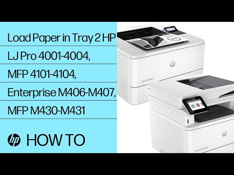 huong dan nap giay khay 2 may in hp laserjet enterprise m406 m407 m430 m431