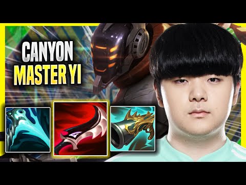 CANYON IS A GOD WITH MASTER YI! - DK Canyon Plays Master Yi JUNGLE vs Diana! | Season 2022
