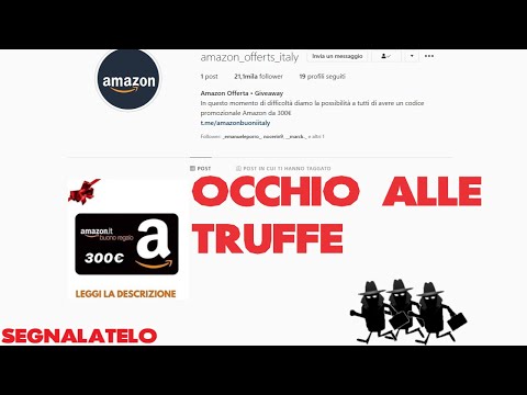 ATTENZIONE TRUFFA: GIVAEWAY BUONI SCONTO AMAZON DA 300 EURO