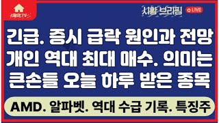 주식 시황. 증시 급락 원인 집중 분석. SW, HW 동반 공격에 당했다. 이 후 전망은? 개인 역대 최대 매수, 외국인 최대 매도 의미는. 다시 반격의 시간. 큰손들 매수 종목들
