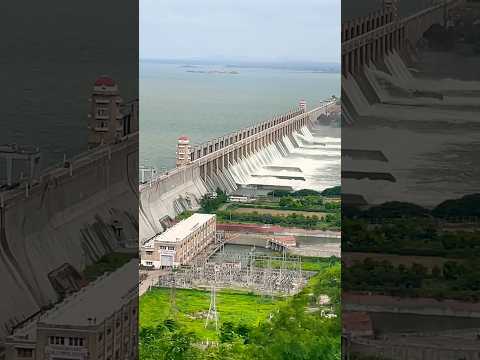 Tungabhadra Dam Gate is open ￼#krishna #water #travel #views #nature #cool #karnataka #telugu #love