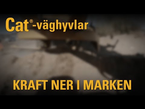 Väghyvlingskraftens framtid: Vi presenterar Cat® Kraft ner i marken