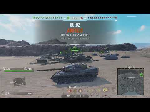 Leopard 1 7vs2 Carry | World of Tanks Console