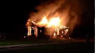 preview picture of video 'Sandoval House Fire-Fully Engulfed'