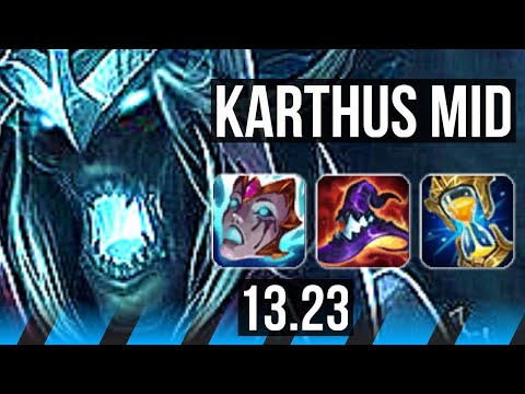 KARTHUS vs VEL'KOZ (MID) | 2.6M mastery, 7 solo kills | EUW Diamond | 13.23