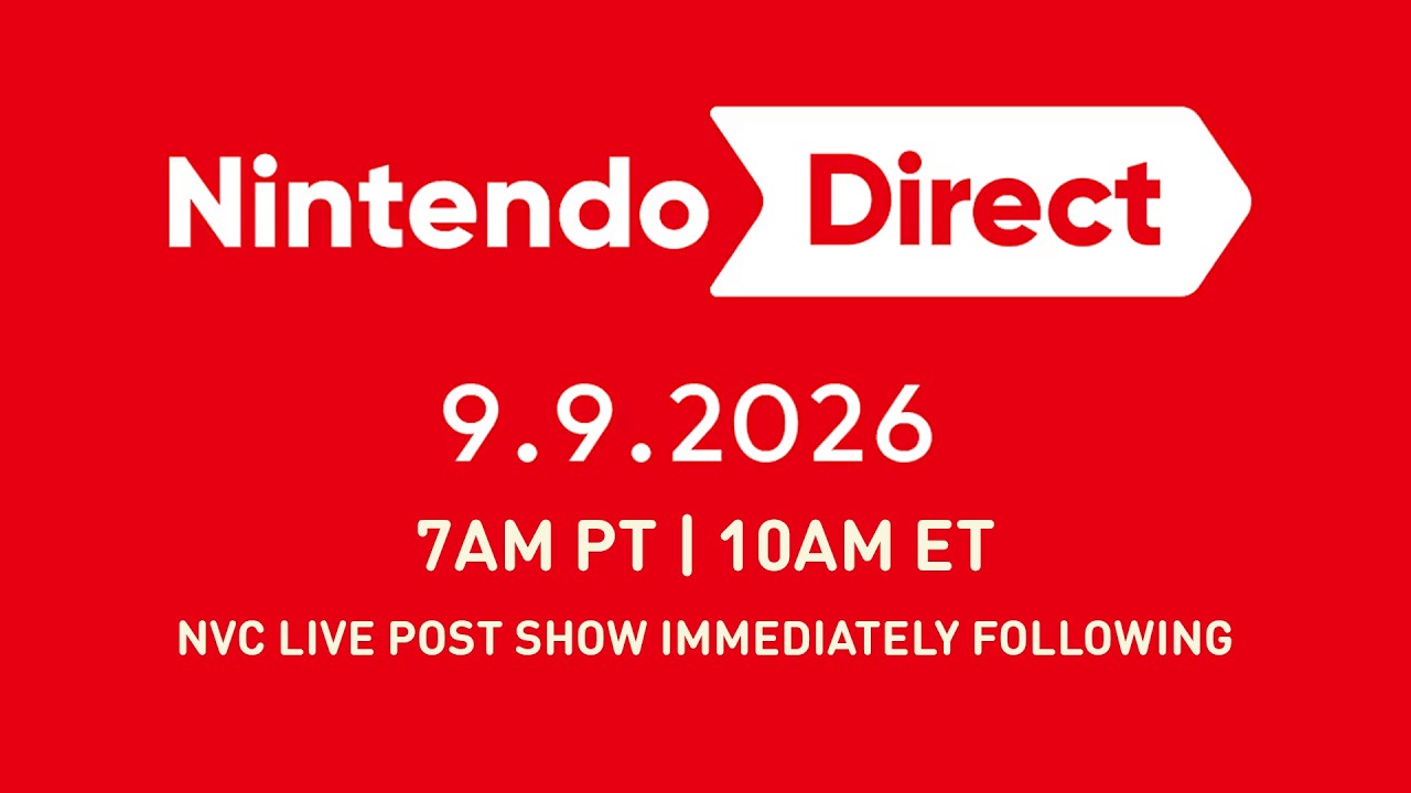 Nintendo Direct Livestream & Watch Party (September 2026)