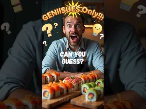 🍣 Prove You Are a GENIUS! | Sushi Quiz 🍣 #shorts #quiz #generalknowledge #facts