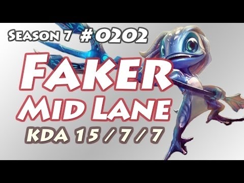 SKT T1 Faker - Fizz vs Twisted Fate - KR LOL Challenger 308LP | 페이커 피즈