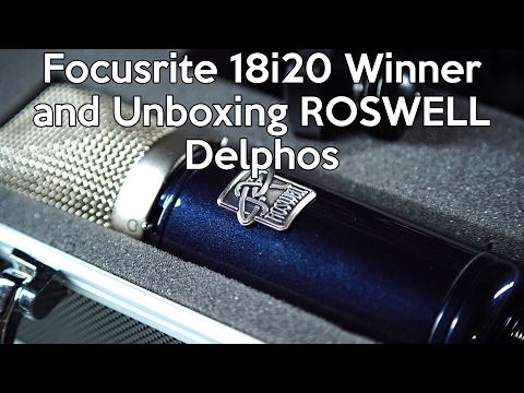 Focusrite 18i20 Winner and Unboxing Roswell Delphos | SpectreSoundStudios
