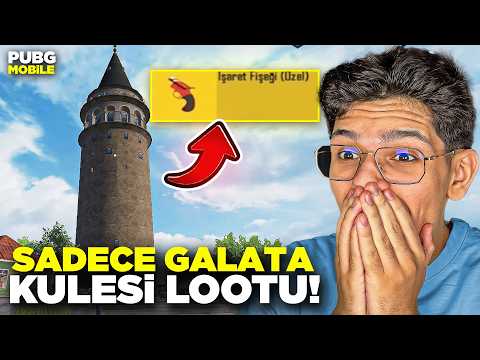 SADECE GALATA KULESİ LOOTUYLA WİN ALMAK! - PUBG MOBİLE